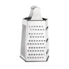 Vogue Box Grater 6 Way Stainless Steel Professional 230mm 9 Inch Kitchen Utensil Cheese Shredder