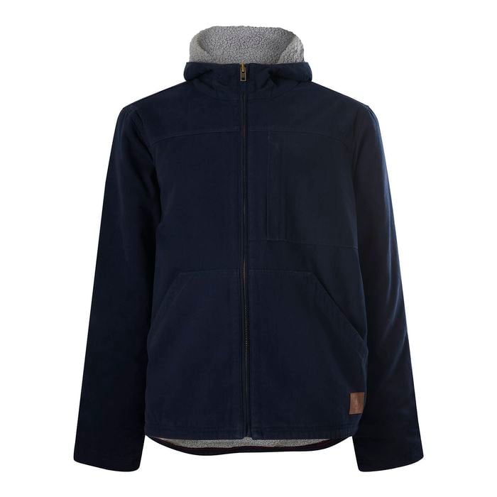 Hard Yakka Ink Canvas Hood Jacket – Size M
