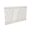 ProtectorAl 2400 x 1500mm Primrose Aluminium Pool Fence Panel Picket Top With Midrail