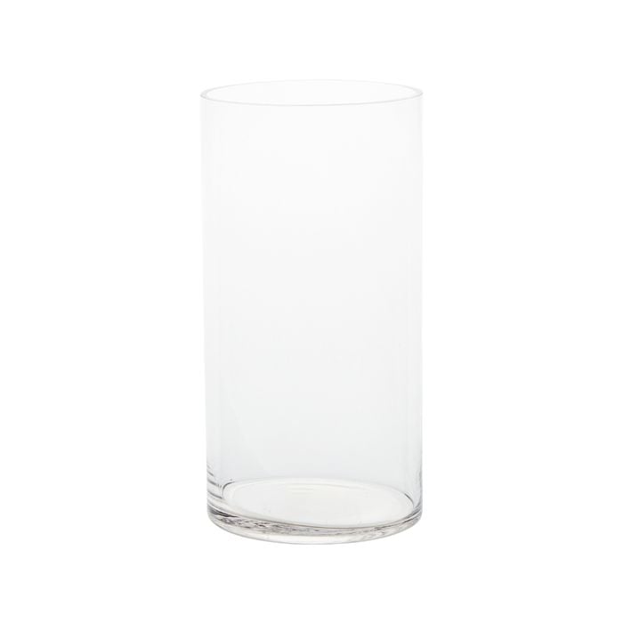 Cylinder Glass Vase 18x35cm