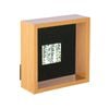 Nicola Spring 3D Deep Box Photo Frame - 6 x 6" with 2 x 2" Mount - Light Wood