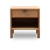 Junta Messmate And Natural Rattan 1 Drawer & Shelf Bedside Table