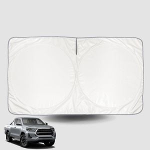 Windscreen Sun Shade for Toyota Hilux Double Cab 2005-2015 Universal Fit Window Visor UV Block