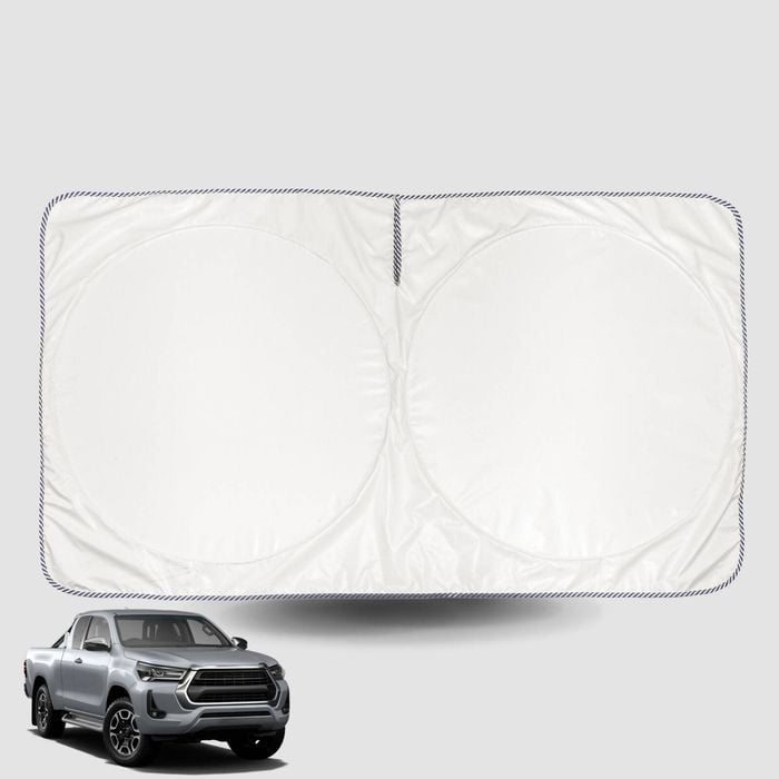 Windscreen Sun Shade for Toyota Hilux Double Cab 2005-2015 Universal Fit Window Visor UV Block