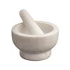 Avanti Marble Footed Mortar & Pestle 13cm - White
