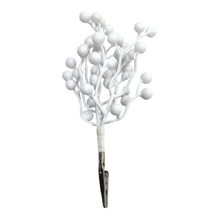 Mirabella Christmas Tree Branch Decoration - White