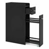 Costway Slim Storage Cabinet Space-saving Black