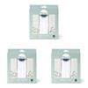 3x 3pc Little Haven Cotton Hooded Washers Elephant 25.5cm