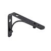 Carinya 150 x 120mm Black Classic Arch Stayed Bracket - 150 x 120mm