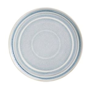 Olympia Flat Round Plates Cavolo Ice Blue 220mm 6 Pack Dinnerware Tableware
