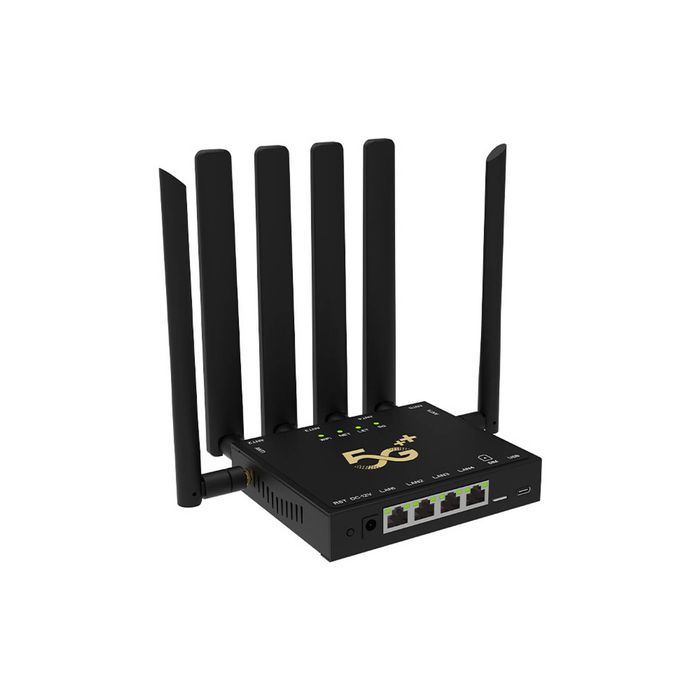 NR800 5G CPE Router Wi-Fi 6 4 LAN Ports with Metal Shell
