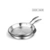 SOGA Stainless Steel Fry Pan 22cm & 26cm – Top Grade Induction