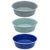 3PK Paws & Claws Savoy S/Steel Pet Bowl 1.6L 20X6cm Assorted