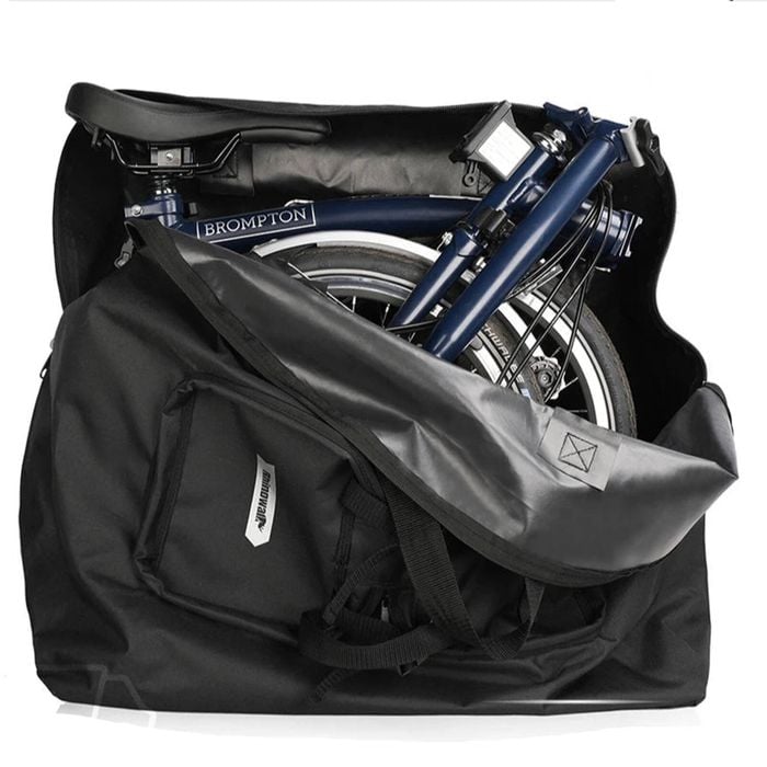NNEOBA 20-Inch Waterproof Bike Carrying Bag PU Storage Bag Black