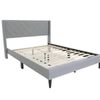 Vele-D Bed Frame Light Grey - Double