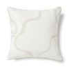 Cadence & Co. Louise Crewel Embroidered Cushion 45x45cm Natural