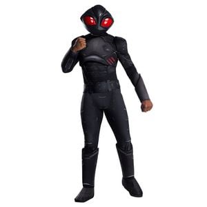 Rubies Black Manta Deluxe Adults Dress Up Halloween Party Costume Jumpsuit XL