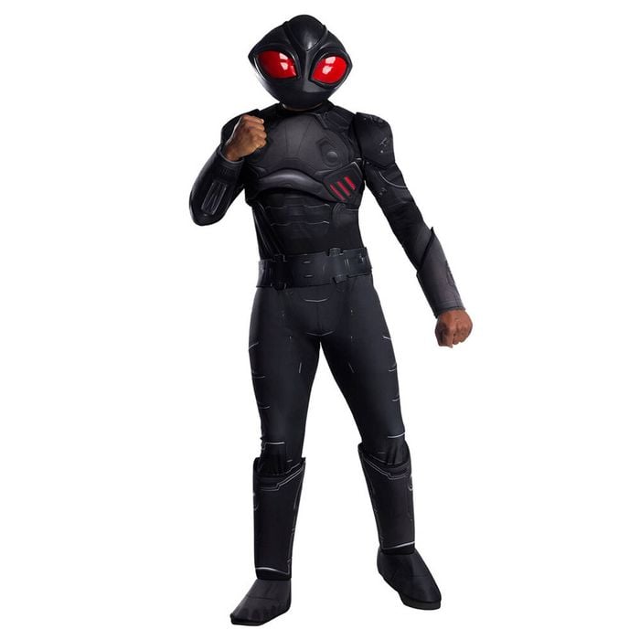 Rubies Black Manta Deluxe Adults Dress Up Halloween Party Costume Jumpsuit XL