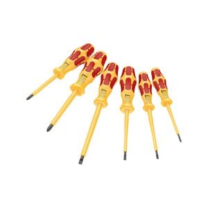 WERA 6 Piece 1060i/6 Kraftform VDE Screwdriver