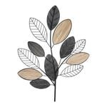 LVD Metal/Bamboo 81cm Leaves Wall Art Hanging Home Decor