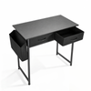 80cm Study Desk Home Office Computer Desk with 2 Fabric Drawers