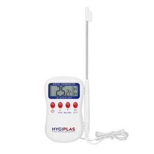 Hygiplas Multistem Digital Probe Thermometer -50 To 200c 1m Lead Food Safety Catering Commercial Kitchen