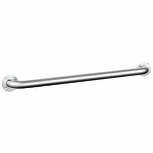 evekare 600mm Polished Stainless Steel Exposed Flange Grab Rail