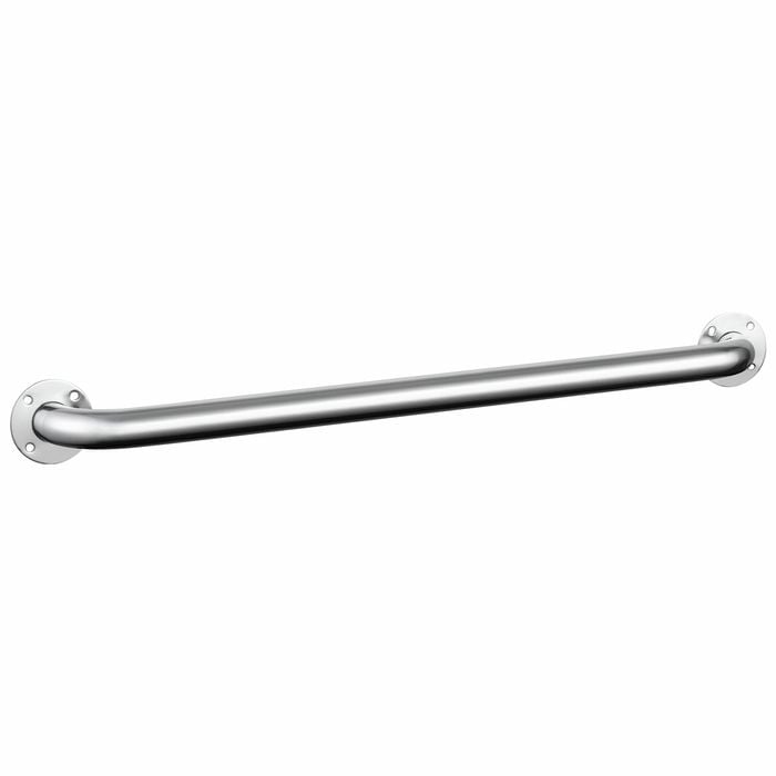evekare 600mm Polished Stainless Steel Exposed Flange Grab Rail