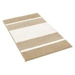 Barelli 80cm x 50cm Chenille Latte Two Tone Non-Slip Bath Mat
