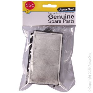 Aqua One Clearview 280 & Aquabac 60 Carbon Cartridge 55c (2pk) (25055c)