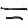 Ignite Exhausts Dpf Back For Ford Ranger Raptor 2.0l 3" Pipe Only Black Aluminised Steel