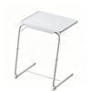 Catzon Foldable Laptop Table With Cup Holder & 6 Adjustable Heights-white