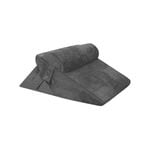 Gray Bed Wedge and Pillow Set