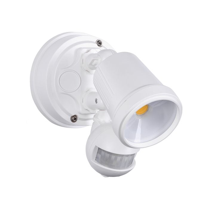Brilliant White Raptor III Single LED Sensor Light