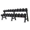 Smai Commercial Dumbbell Set With Rack 5-30kg - Black