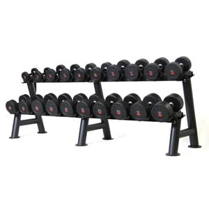 Smai Commercial Dumbbell Set With Rack 5-30kg - Black