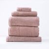 5pc Renee Taylor Aireys 650gsm Zero Twist Towel Set Cherwood