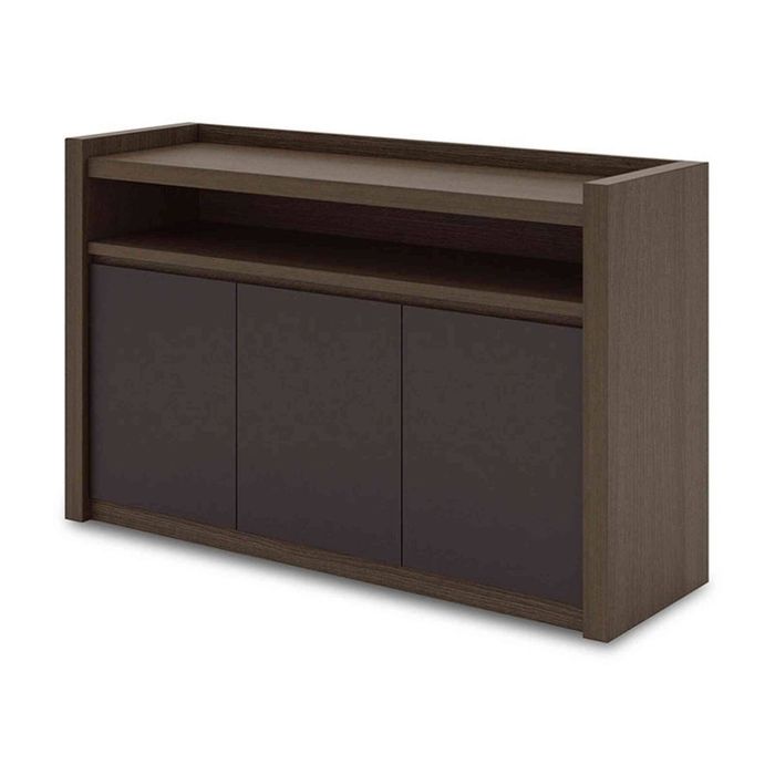 ModernHome CARTER Credenza/ Sideboard  129cm(W)x 44.5cm(D)x87cm(H)- Coffee&Grey