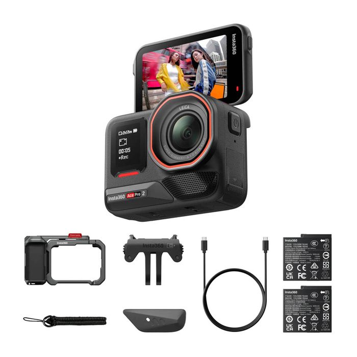 Insta360 Ace Pro 2 Dual Battery Xplorer Bundle - Slate Grey