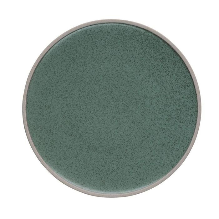 Olympia Anello Stoneware Plates Green Raw Edge 255mm Pack of 4