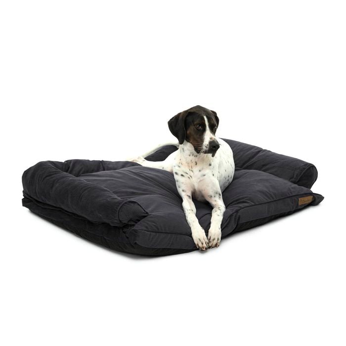 Charlie's Corduroy Dog Sofa Bed Charcoal - Large