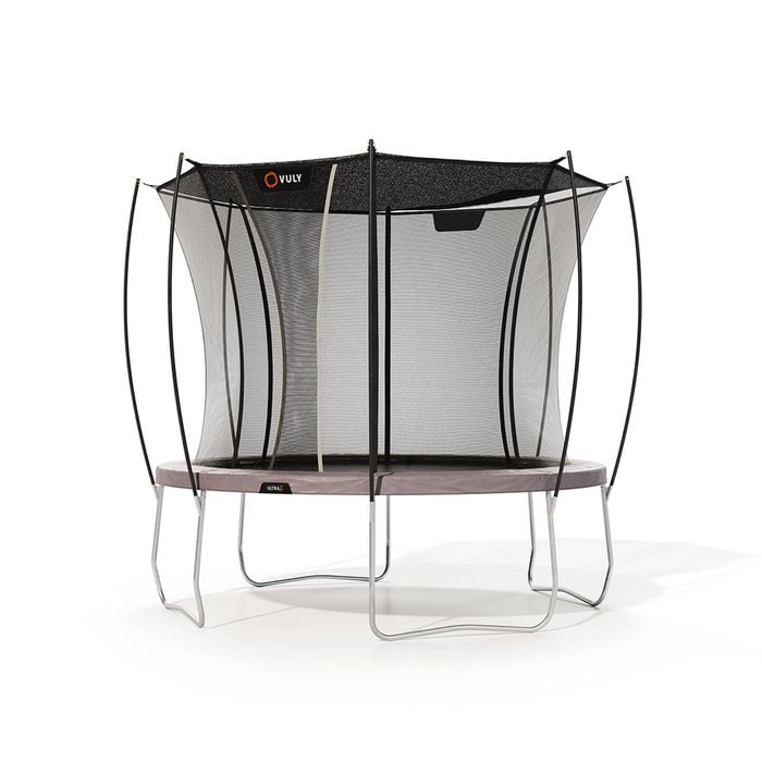 VULY Ultra 2 Medium 11ft Trampoline with Enclosure - Round Kids Trampolines Bundle With Shade Cover