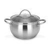 Fissman Stockpot Martinez Series Stainless Steel With Glass Lid 3.5L