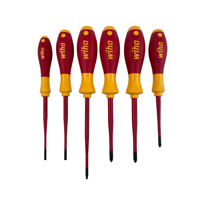 Wiha SDVR 1KV Slim Fix Screwdriver Set - 6 Piece 