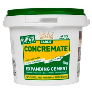 Earl's 1kg Concremate Expanding Cement