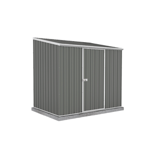 Absco Sheds 2.26 x 1.52 x 2.08m Grey Economy Single Door Garden Shed