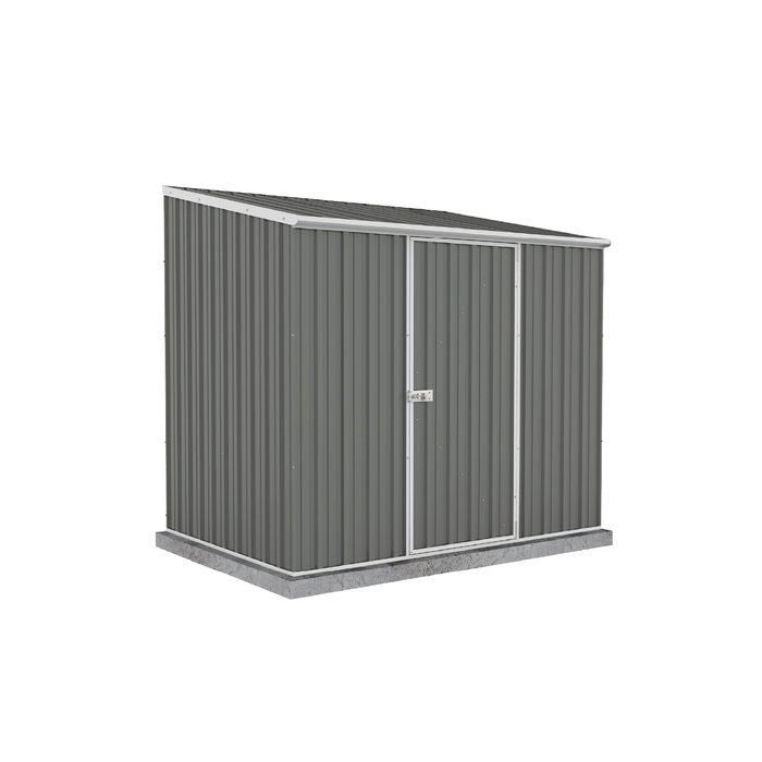 Absco Sheds 2.26 x 1.52 x 2.08m Grey Economy Single Door Garden Shed