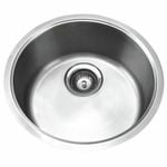 Mondella - Resonance Sink Bowl Round  with Overflow Kit