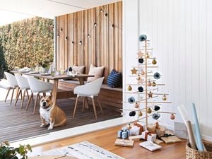 DIY Advice Image - How to make a dowel Christmas tree. G Drive blob storage upload.