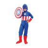 Oceana Boys Captain America Costume Jumpsuit Hood Shield Kids XL